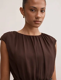 Quinn Gathered Bodice Mini Dress