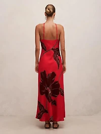 Nova Arrow Neck Maxi Dress