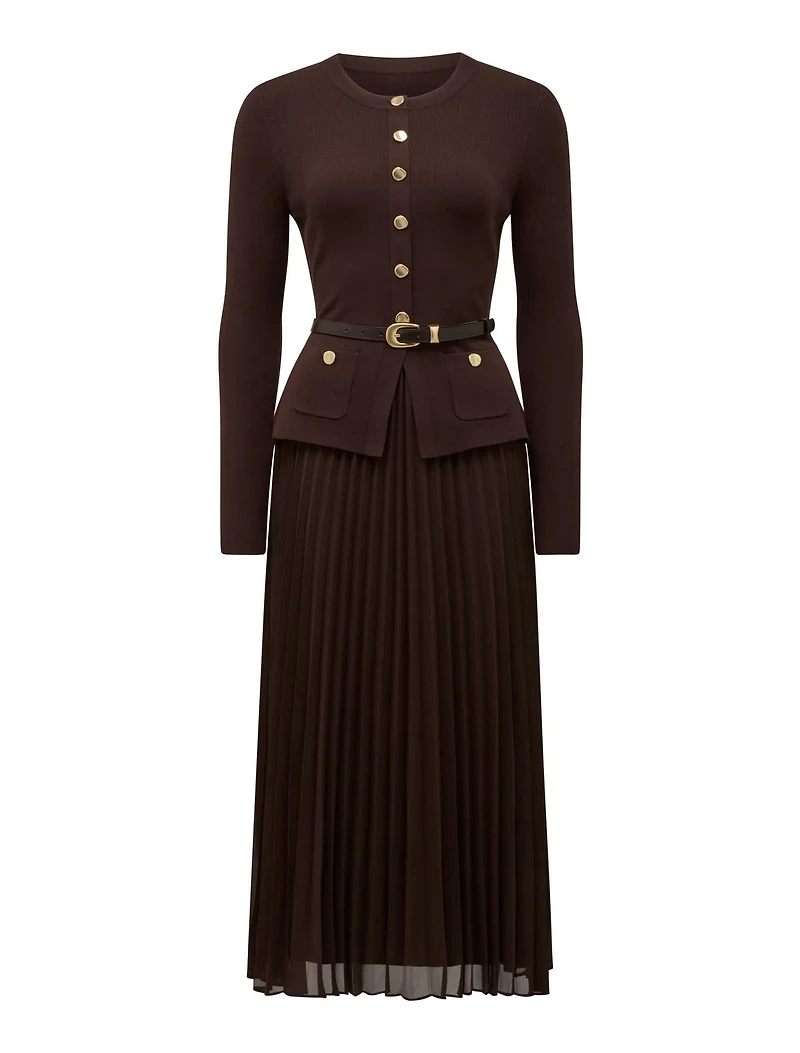 Daphne L/S Midi Dress