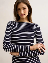 Jasmine Straight Neck Top