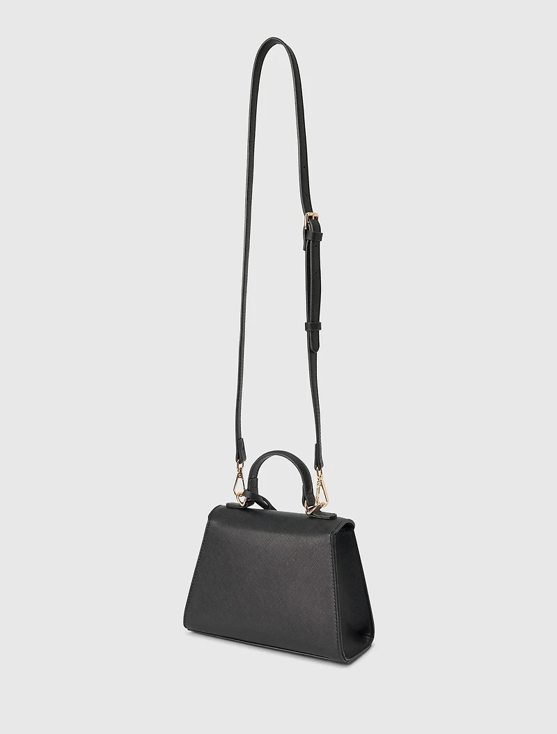 Laura Lock Top Handle Bag