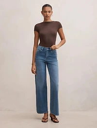 Andie Boat Neck Baby Tee