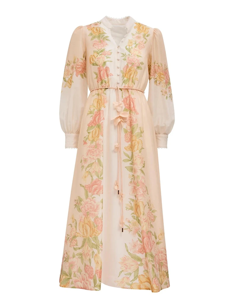 Christina Petite Placement Print Midi