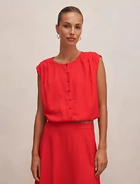 Naia Bubble Hem Top