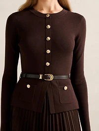 Daphne L/S Midi Dress