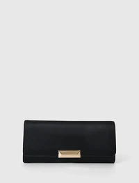 Dina Satin Elongated Clutch
