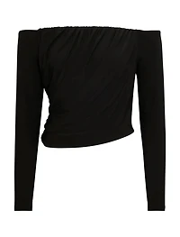 Dallas Draped Long Sleeve