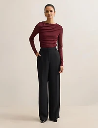 Dahlia Petite Straight Leg Pant