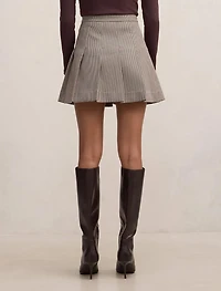 Alisha Petite Pleated Mini Skirt
