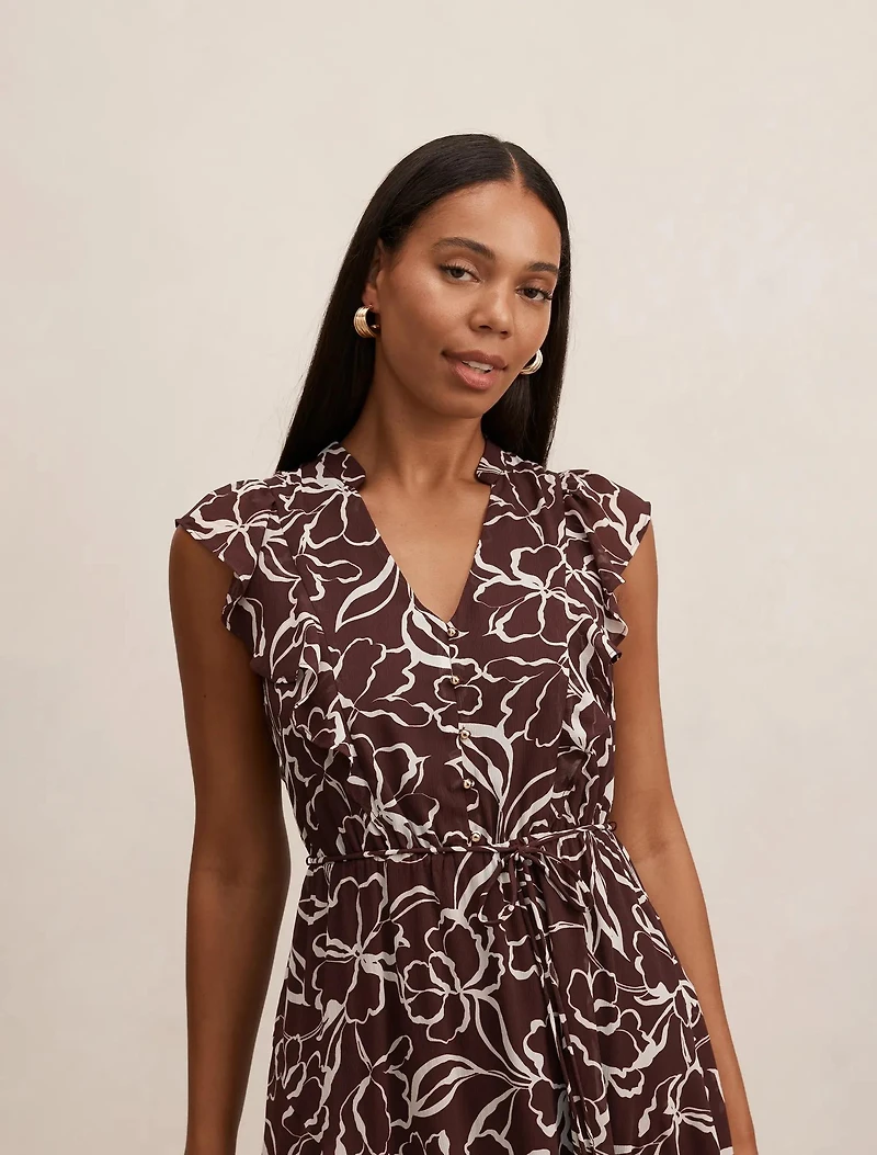 Maren Flutter Sleeve Midi