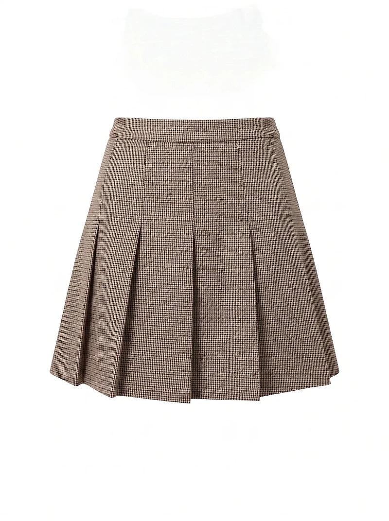 Alisha Petite Pleated Mini Skirt