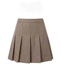 Alisha Petite Pleated Mini Skirt