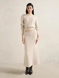 Cora Knitted Midi Skirt