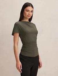 Stormi Spliced Shoulder Top