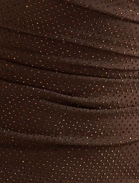 Audrina One Shoulder Heatseal Maxi