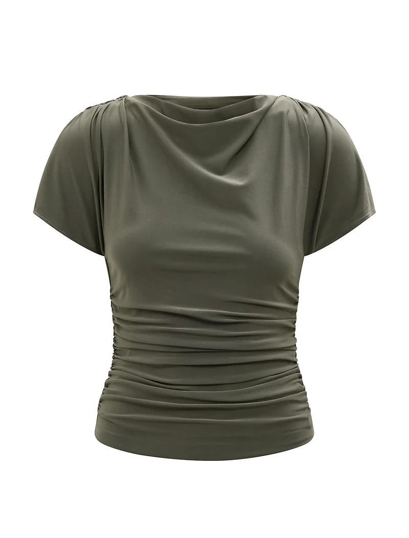 Stormi Spliced Shoulder Top