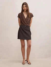 Eloise Belted Mini Skirt