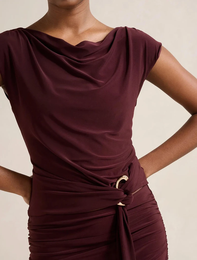 Jazelle Petite Hardware Detail Top