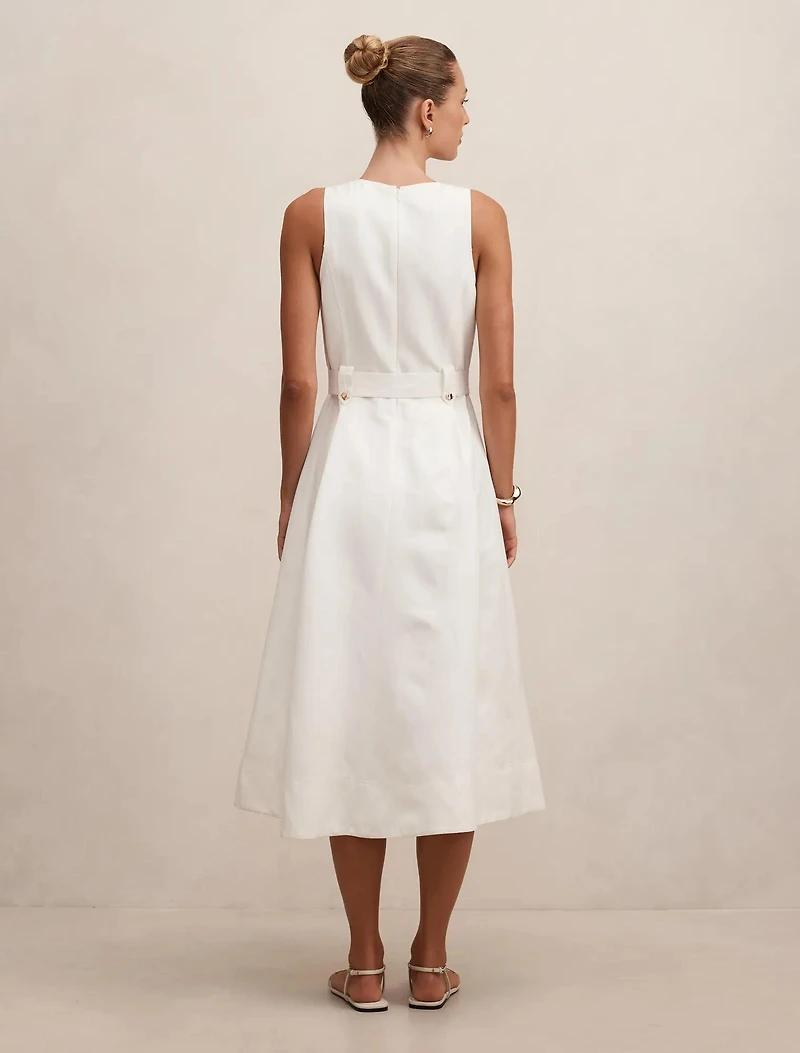 Priscilla Button Down Midi