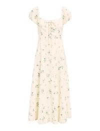 Sallie Tie Front Midi Dress