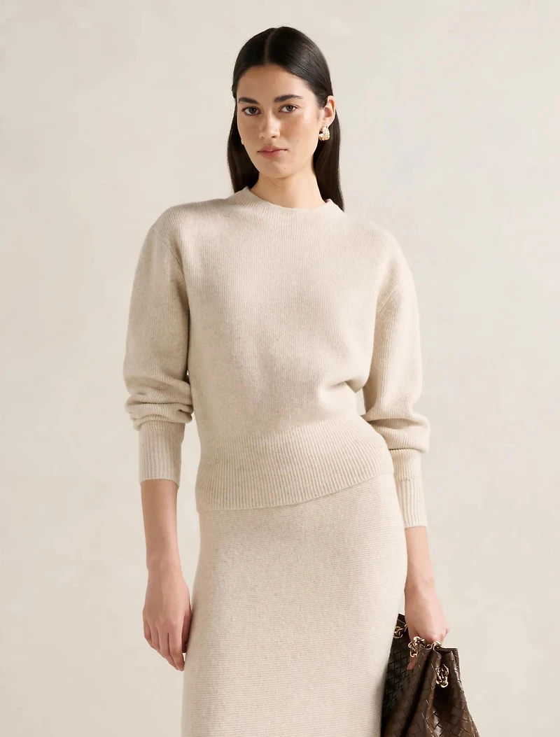 Cora Cinched Hem Knit Sweater