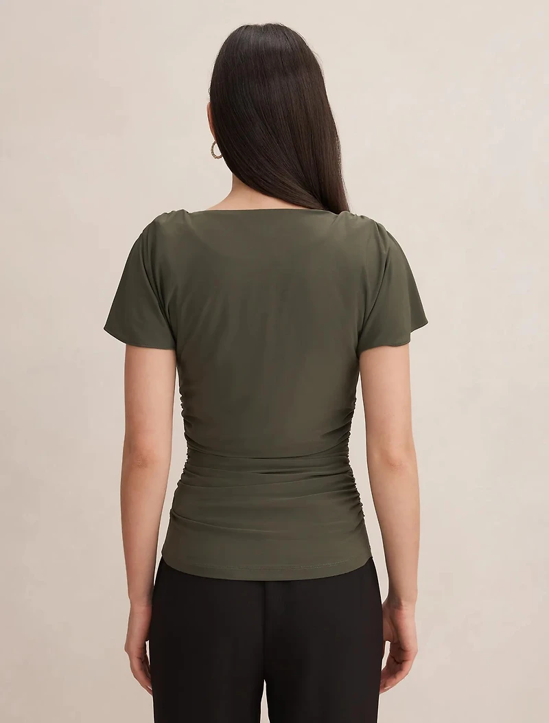 Stormi Spliced Shoulder Top