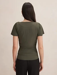 Stormi Spliced Shoulder Top