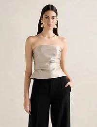 Kamila Tucked Strapless Bandeau
