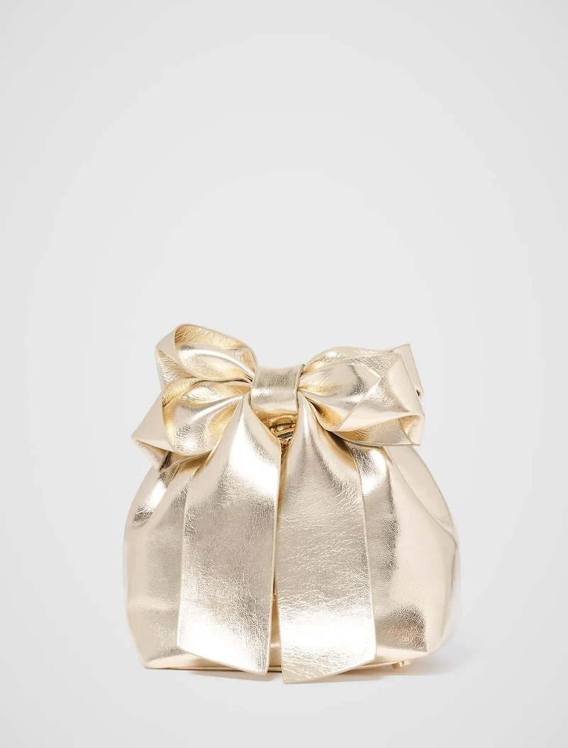 Petra Bow Metal Handle Bag