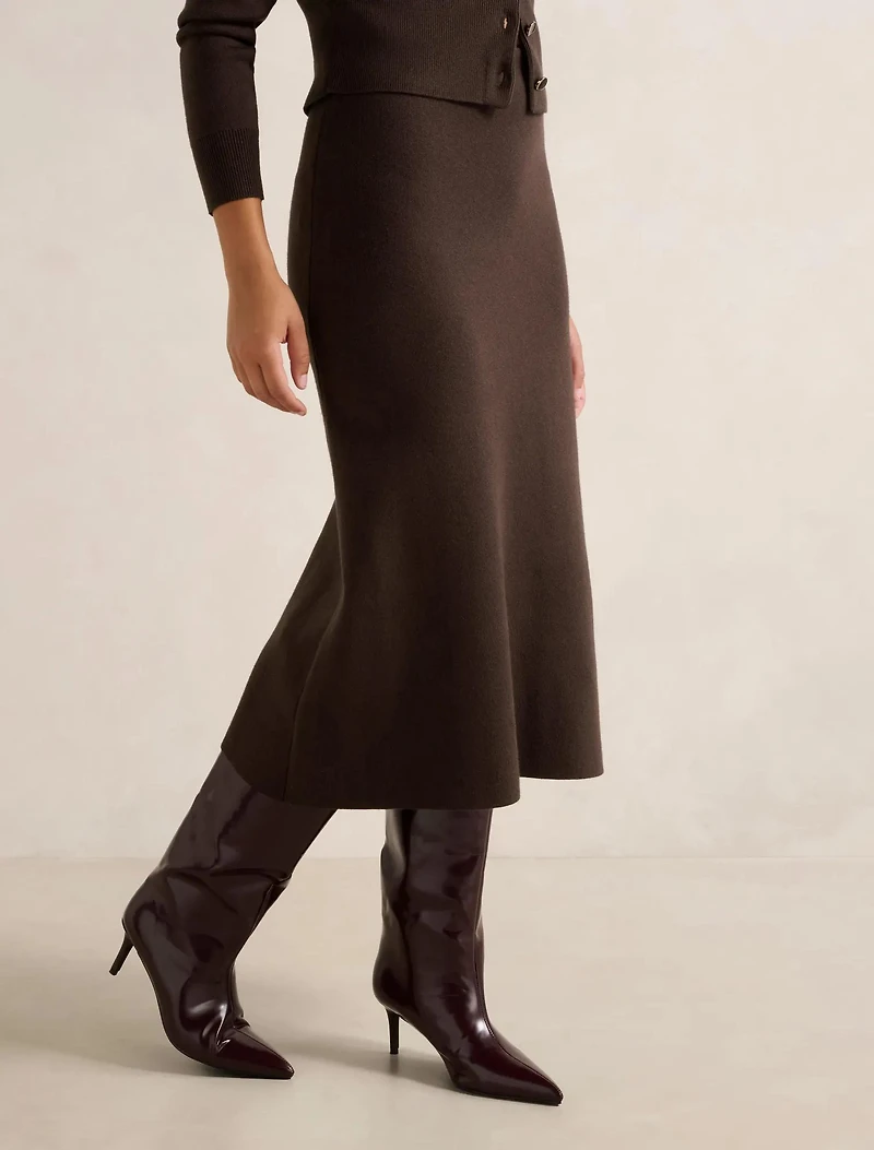 Ally Knitted Midi Skirt