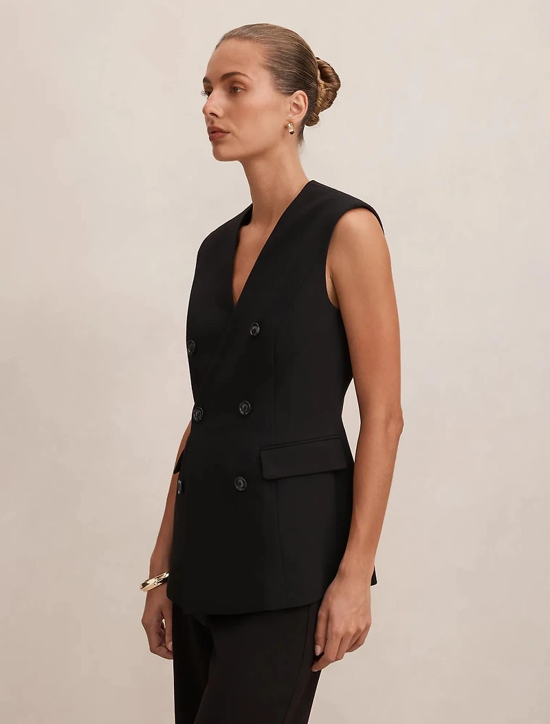 Myra Sleeveless Blazer