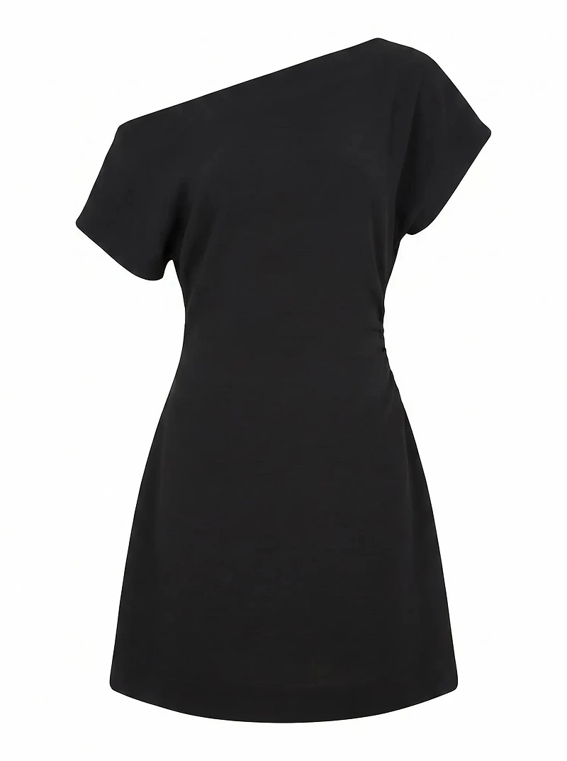 Danielle Petite Asymmetrical Mini Dress
