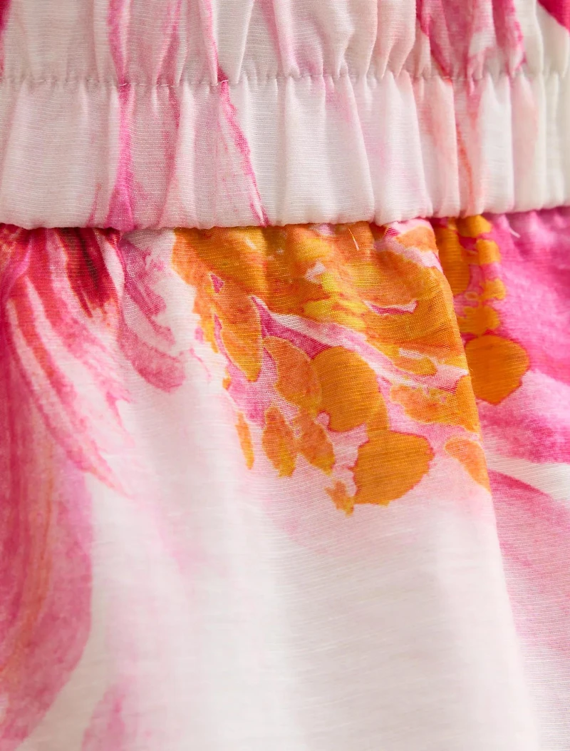 Magnolia High Neck Midi Dress