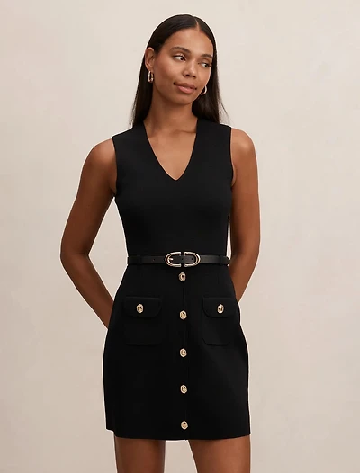 Miley Pocket Detail Knit Dress