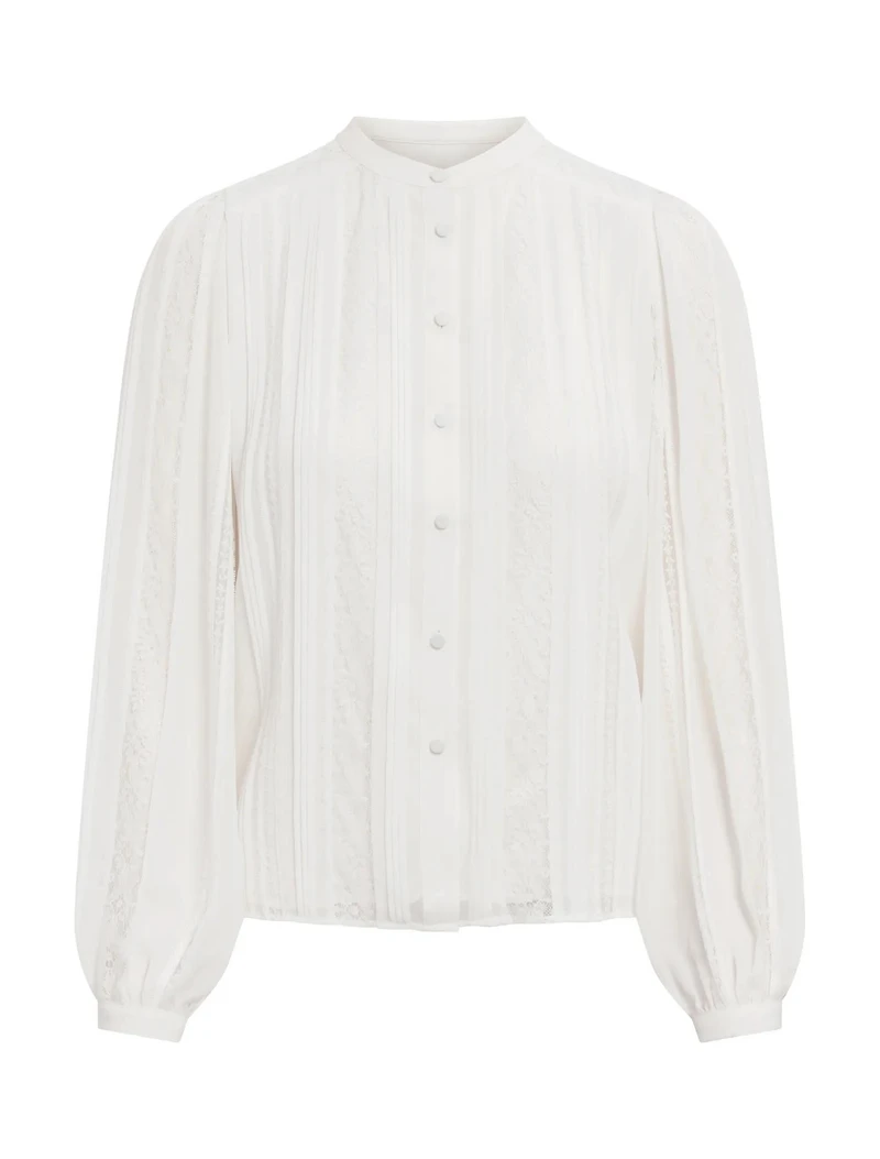 Alexis Lace Trim Blouse