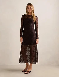 Alora Lace Midi Dress