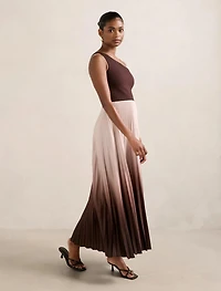 Olena Petite One-Shoulder Midi Dress