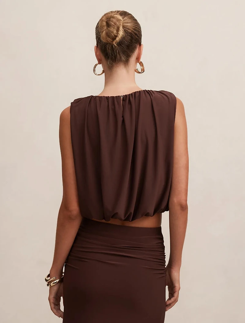 Sutton Sleeveless Bubble top