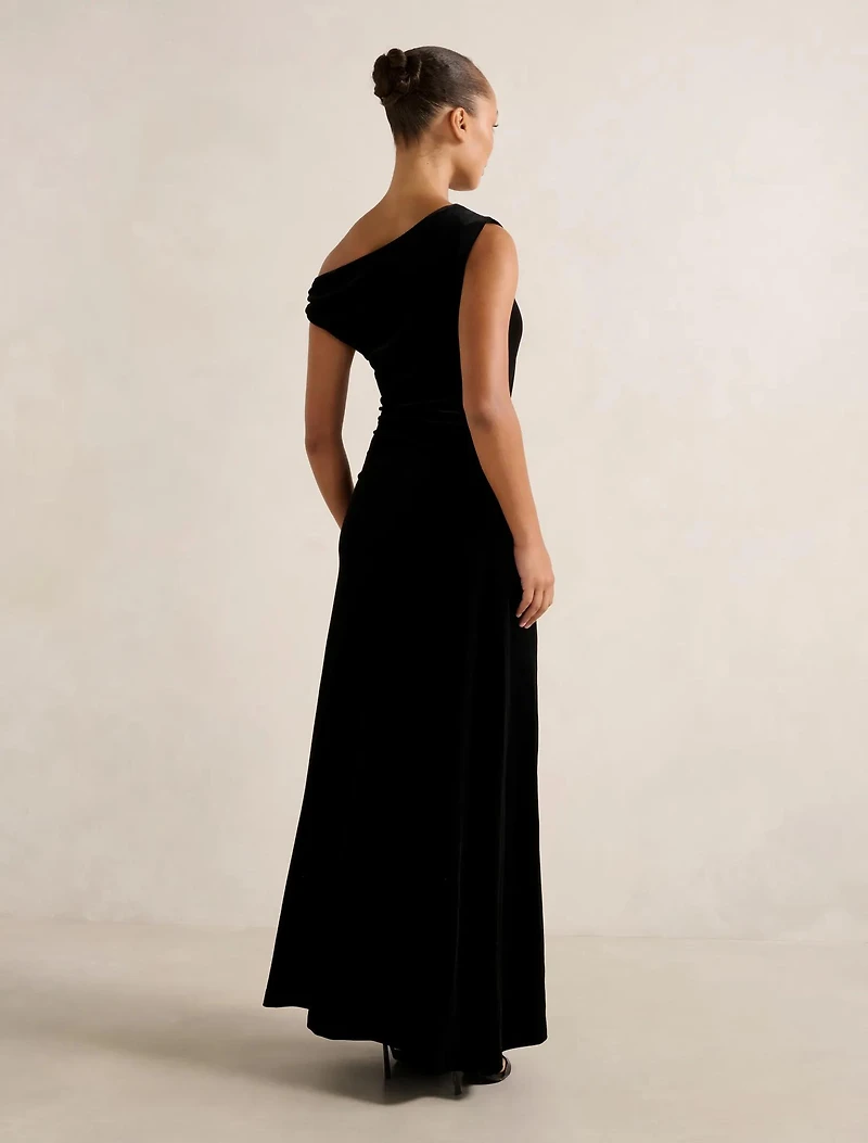 Winslet Off Shoulder Velvet Gown