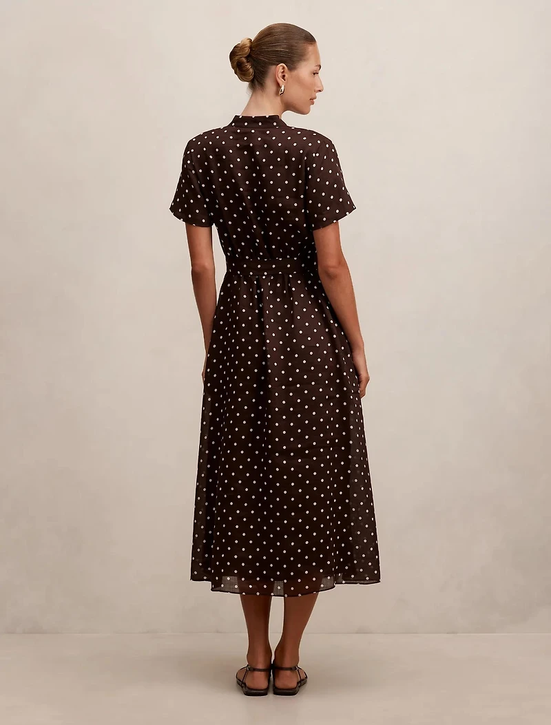 Therese Short Sleeve Midi Dress