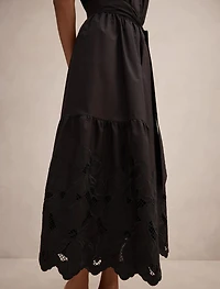 Dahlia Petite Embroidered Midi