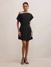 Danielle Petite Asymmetrical Mini Dress