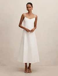 Tiffany Petite Embroidery Sequin Midi