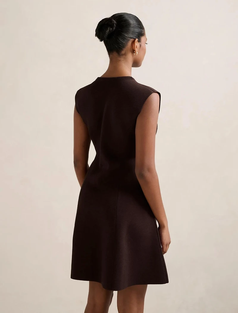 Katerina Petite Crepe Knit Mini Dress