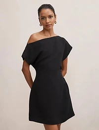 Danielle Petite Asymmetrical Mini Dress