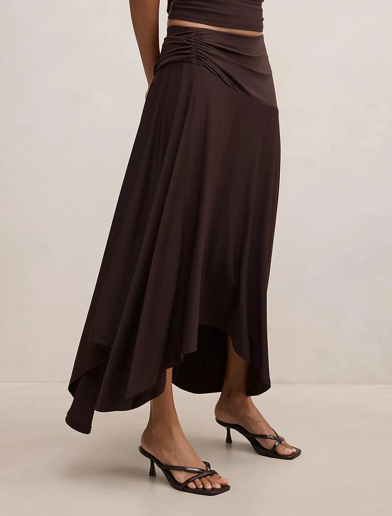 Ariel Petite Godet Hanky Hem Skirt