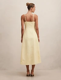 Tiffany Embroidery Sequin Midi