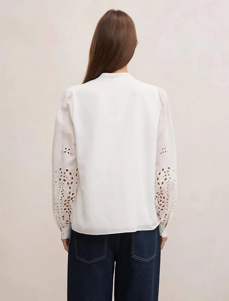 Sutton Embroidered Detail Blouse