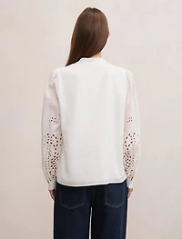 Sutton Embroidered Detail Blouse
