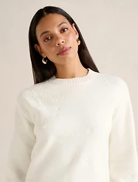 Harmony Floral Embroidered Sweater
